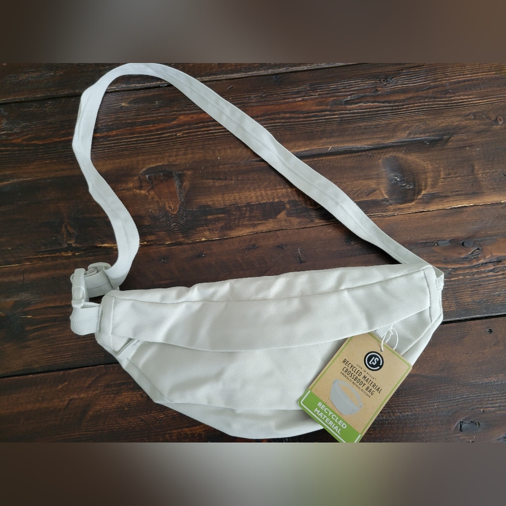 New White Grey Crossbody Bag